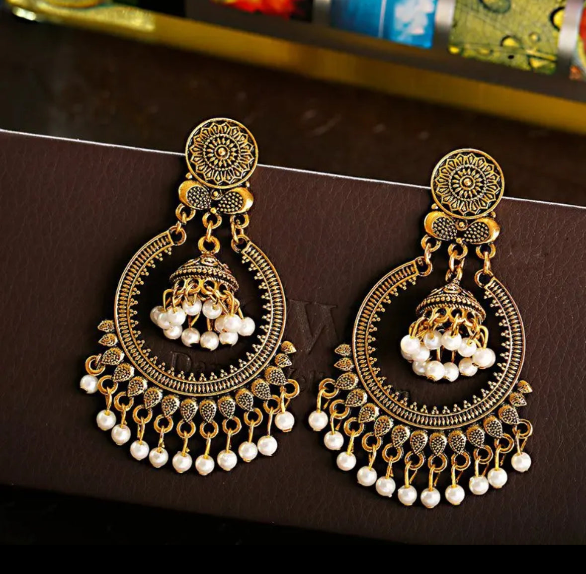 Vintage gold Jhumka