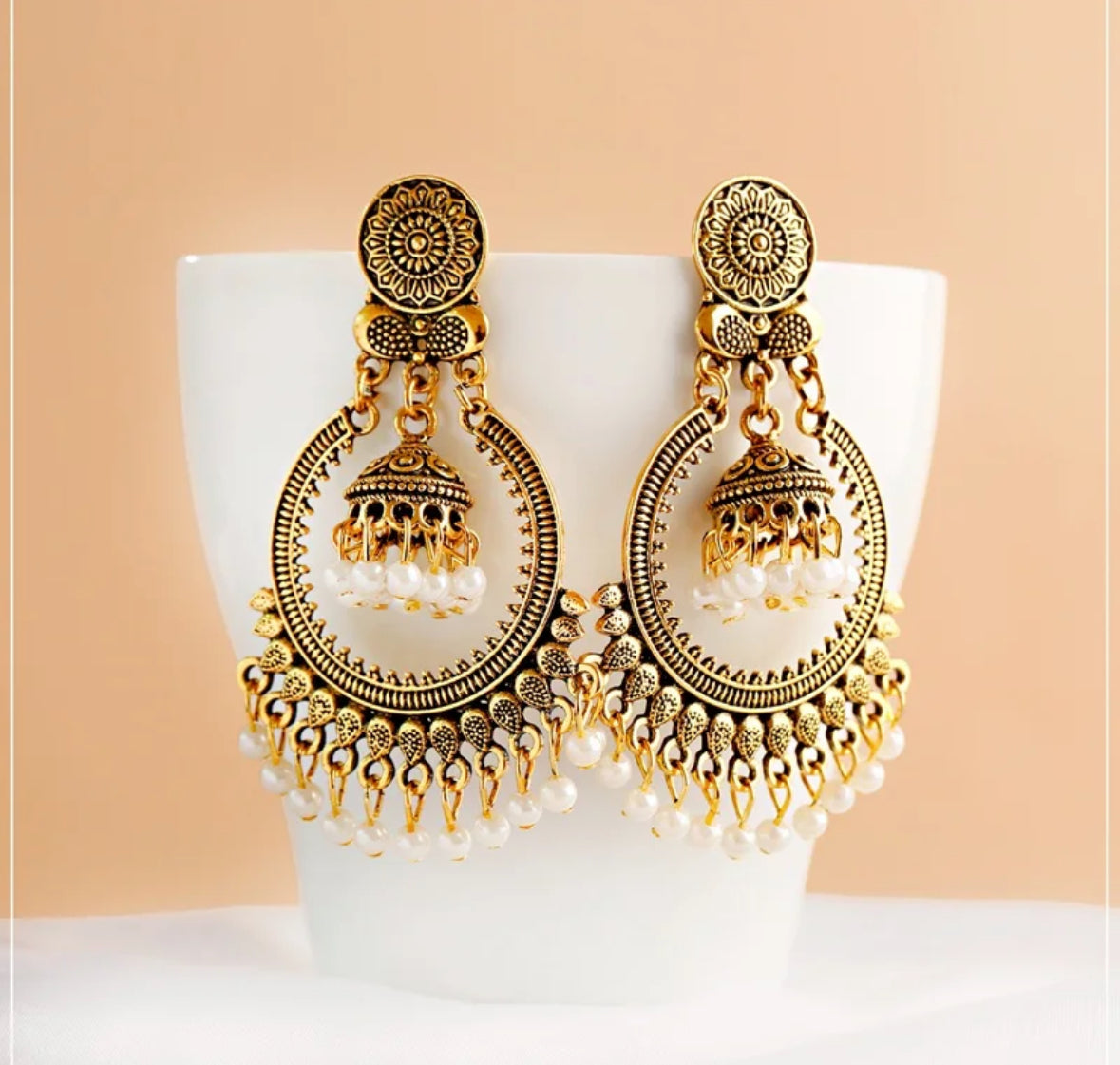 Vintage gold Jhumka