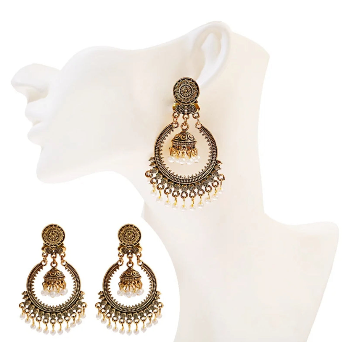 Vintage gold Jhumka