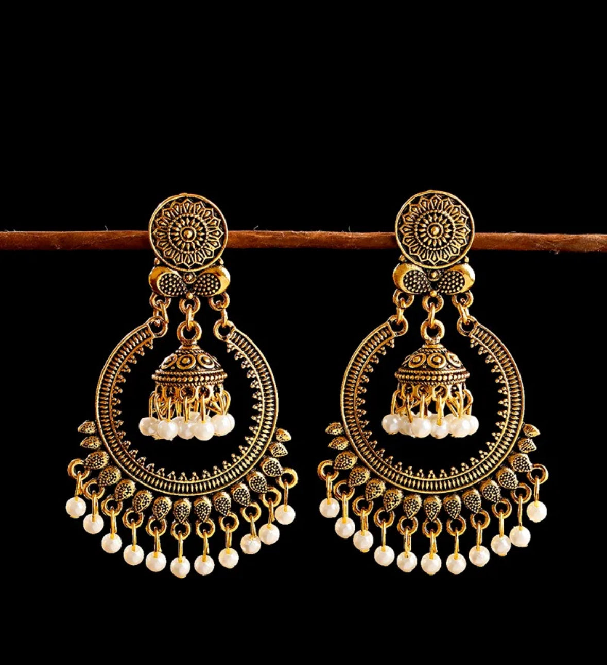 Vintage gold Jhumka